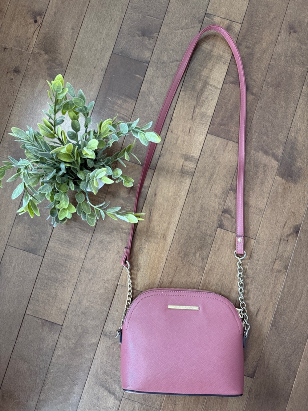 Steve Madden Dusty Rose Crossbody with Gold Hardware